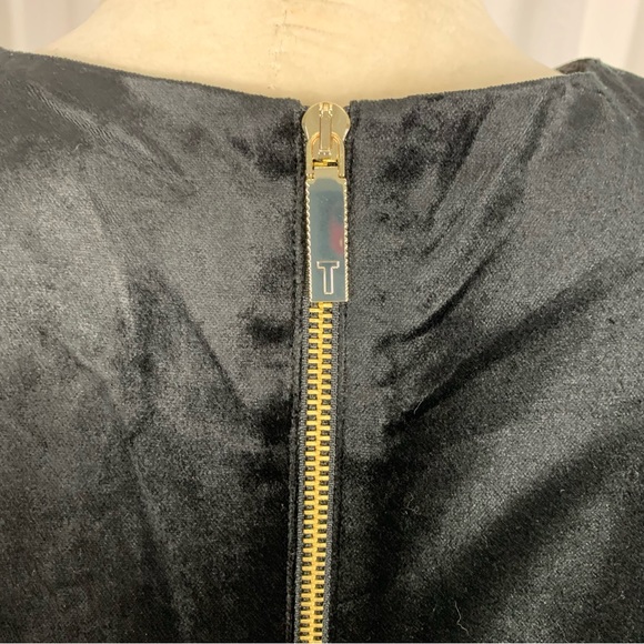 Ted Baker Celeena Queen Bee black velvet dress NWT - Picture 5 of 16